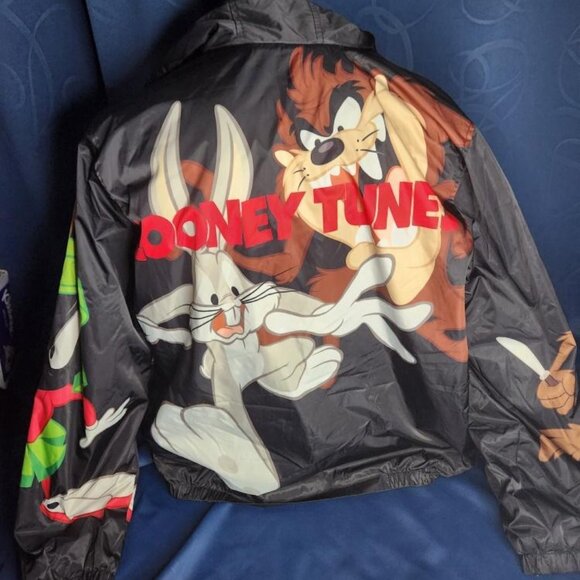 Looney Tunes Vintage Members Only Jacket XL - Picture 2 of 5